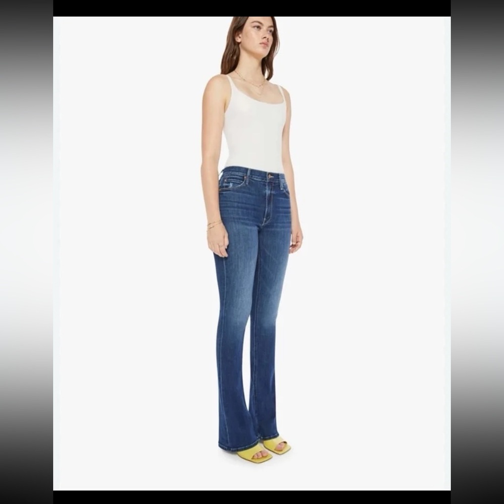 MOTHER Blue Flare & Wide Leg Jeans